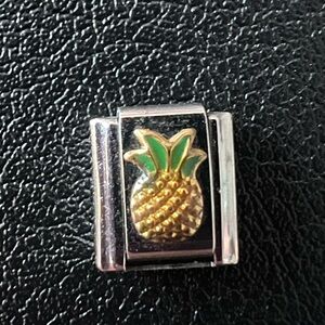 Pineapple Italian Stainless steel charm